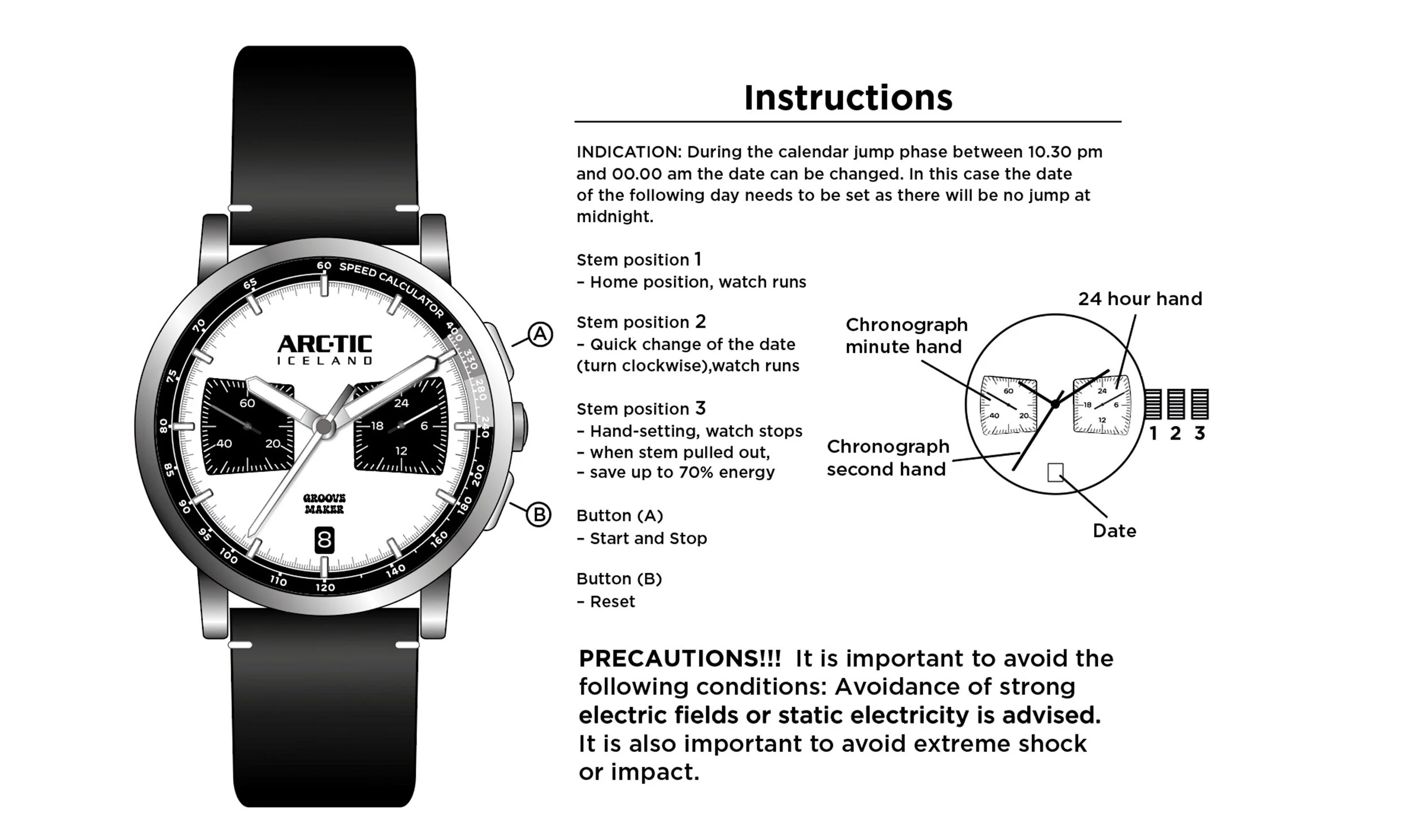 Instructions & Warranty — ArcTic Iceland